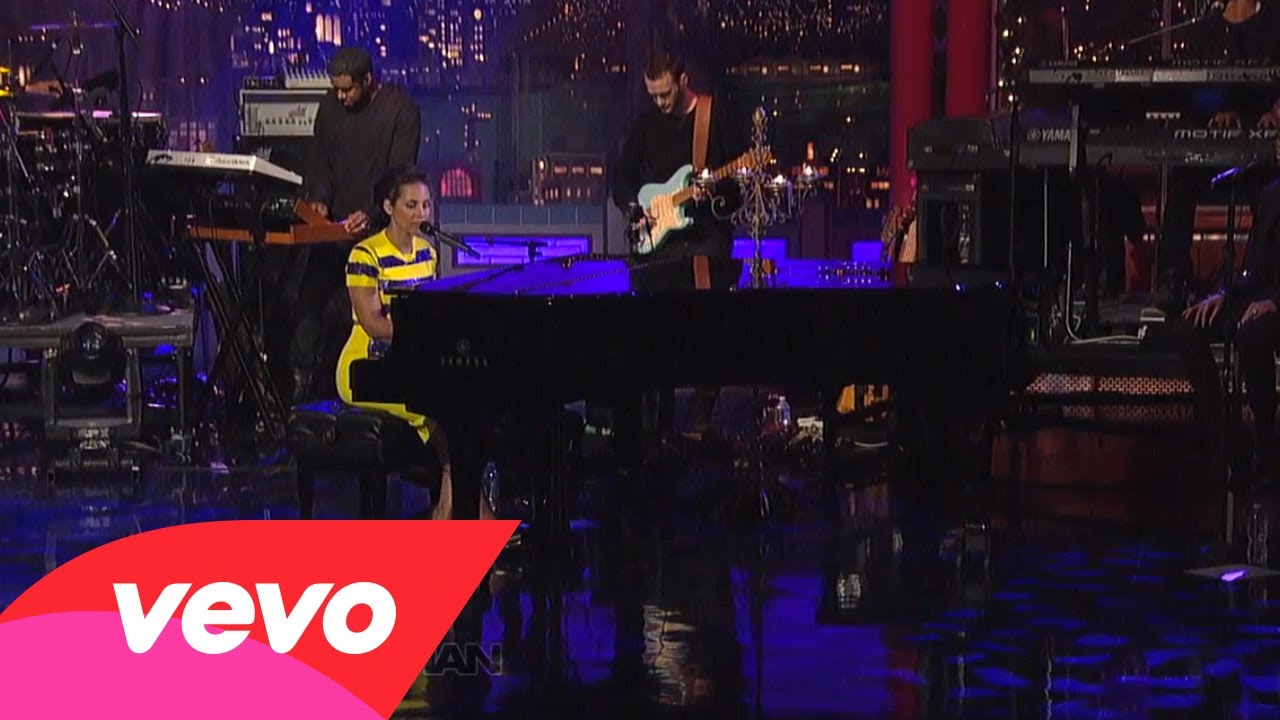 Alicia Keys – Brand New Me (Live on Letterman)